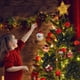 thumbnail image 1 of Lazo decorativo de cinta navideña, cinta roja arco, adornos para fiestas, estilo elegante, cintas para árbol de Navidad, cintas para regalos, cintas para fiestas, diseño plegable, tela de, 1 of 6