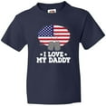 thumbnail image 3 of Inktastic I Love My Daddy Military Son Daughter Youth T-Shirt, 3 of 5