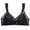 Black, variant on YHAJDS Women's Seamless Comfortable Daily Bra， Women's Bras Wireless Low Back Seamless Under Slim Fitting Tops