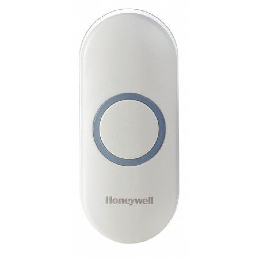 HONEYWELL Doorbell Push,Wireless,White