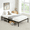 Black, variant on Atilioo Twin Metal Bed Frame, Heavy Duty Platform Support, Storage Space Under Frame, No Box Spring Needed, Easy Assembly, Black