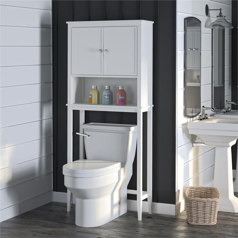 The Toilet Storage Cabinet, Over Toilet Cabinet White