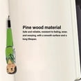 thumbnail image 3 of Puppet Ballpoint Pen, Pull Out Design Puppet Pen Pine Wood  For Prank Gifts, 3 of 8