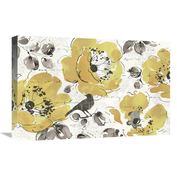 Global Gallery's 'Watercolorful I' By Pela Stretched Canvas Wall Art