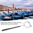 thumbnail image 3 of Gancho De Amarre, Gancho De Muelle De aleación De Aluminio Plateado Fácil Flexible Para Amarrar Para Barco Atracado, 3 of 7