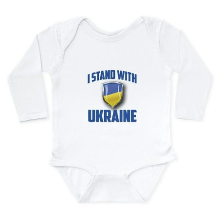 

CafePress - I Stand With Ukraine 2022 Body Suit - Long Sleeve Infant Bodysuit