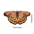 thumbnail image 3 of Weloille Butterfly Pattern Faux Wool Floor Mat, Ultra Soft Fluffy Non-Slip Carpet, Machine Washable Plush Area Rug for Living Room Bedroom Bathroom Entryway Home Decor, 3 of 6