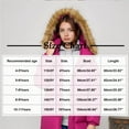 thumbnail image 3 of Cethrio Girls Puffer Jackets, Zip up Mid-length Windproof Snow Winter Coats Outerwear Black Size 7-8T, 3 of 3