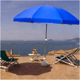 thumbnail image 4 of Sombrilla De Playa Jardín De 2.2mx2.15m Diámetro Azul, 4 of 5