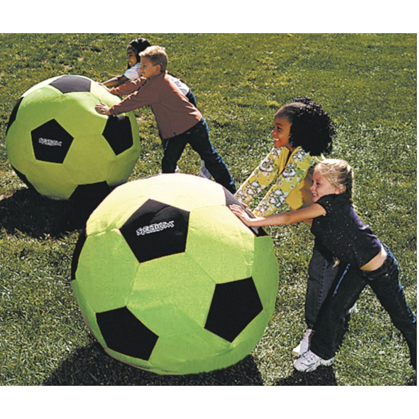 Spectrum™ Giant Neon Soccer Ball, 36", Green