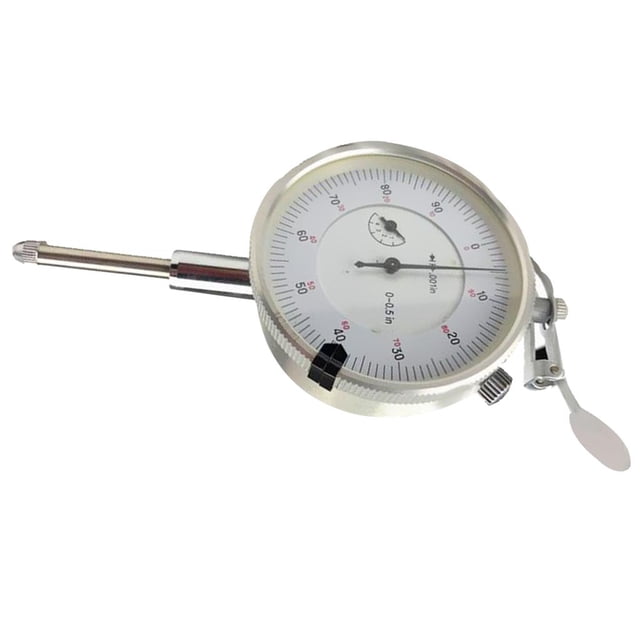 Indicador de Prueba de Dial de Pulgadas La Rotación Continua Del Puntero de Las Agujas Del Reloj Muestra Las Unidades; Lectura Del Sharpla Indicador de prueba de dial