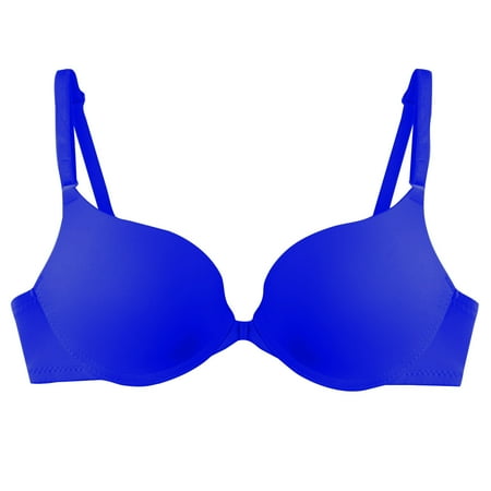 XIAfhje Womens Bras Front Closure Sale Promotion Clearance Sexy V Plunge Bras Lift Up Bra With Underwire Underwear Everyday Bra Soft Smooth Seamless Half Coverage Support Bra