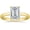 Emerald Shape, variant on Houston Diamond District 1 to 5 Carat 14K Yellow Gold LAB GROWN Diamond Solitaire Engagement Ring (Color E-F, Clarity VS2-SI1) Asscher Shape 0.5 Carat Size: 4.5