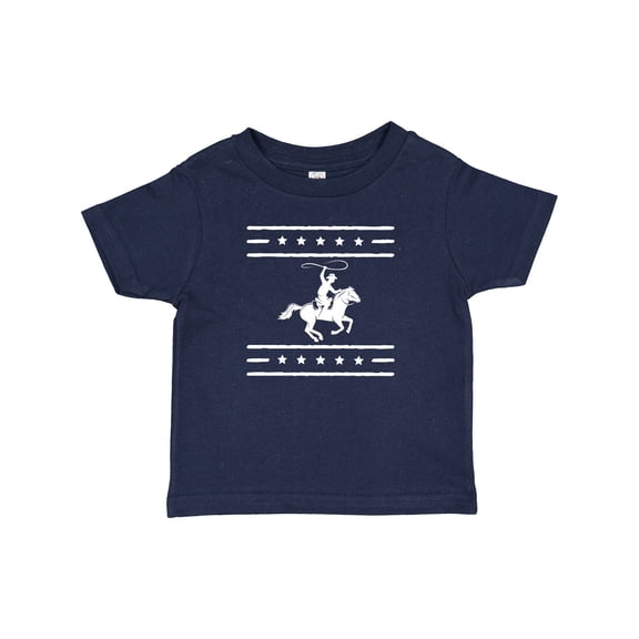 Inktastic Cowboy Silhouette Team Roping Rodeo Boys or Girls Baby T-Shirt