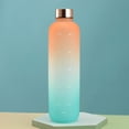 thumbnail image 4 of Soidarity Botella de agua de 1000ml, vaso portátil para exteriores, tapa de acero inoxidable, taza para beber, reutilizable, para estudiantes, escuela, Kits de desorden para acampar Rosado azul Soidarity OD028155-08, 4 of 6