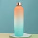 thumbnail image 3 of Eigraketly Botella de agua de 1000ml, vaso portátil para exteriores, tapa de acero inoxidable, taza para beber, reutilizable, para estudiantes, escuela, Kits de desorden para acampar Rosado azul Eigraketly OD028155-08, 3 of 6