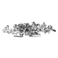 30pcs Metal Push Pin Clips Creativity Stainless Steel Silver Thumb