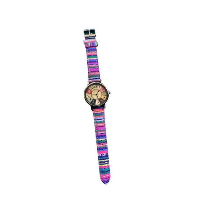Leodye 1PCS Multicolor Watch Strap Accessory Fashion Replaceable Daily Use Watch Band Style Accessory -10.63 × 1.42 in