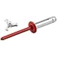 thumbnail image 3 of Allstar Performance ALL18081 Petite Tête de 0,38 Po. Type Rivet, Rouge - Lot de 250, 3 of 3