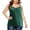 Green, variant on Olyvenn Fashion Women's Plus Size Camisole Tops Adjustable Spaghetti Strap Built in Bra Cami Tank Tops Relaxed Fit Cotton Undershirts Wine L
