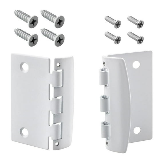 2-3/4" Flip Action Door Lock,Compatible with Prime-Line U 9888,Reversible Privacy Lock for Interior Doors,White Steel Construction