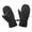 Black, variant on Fgnfyis Snow Gloves for Women Winter Outdoor Skiing Finger Thickened Zipper Warm Protective Gloves Black XL