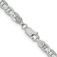 thumbnail image 3 of 14K White Gold Anchor Chain Styles Necklace 8 inch 3.75 mm Concave with Lobster Clasp 18 4.5, 3 of 4
