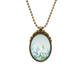 thumbnail image 1 of Pintado a mano de flores de tulipan planta Collar Colgante Vintage de bronce antiguo de joyeria de lujo de regalo Unbranded M, 1 of 3