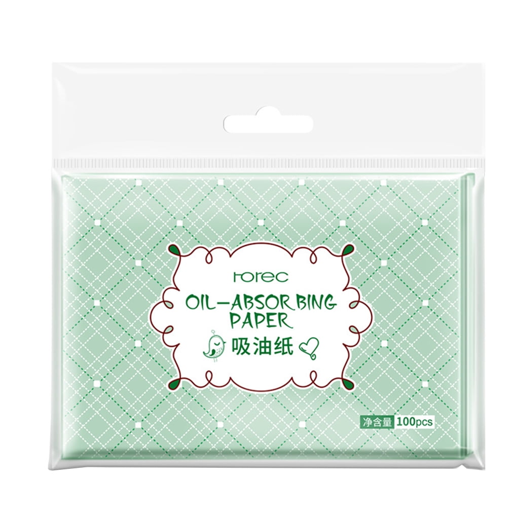 100 sheets/bag Plant Face Oil Absorbing Tissues Oil Blotting Paper