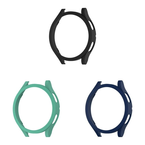 Fulsaxad (1Pack/3Pack) Hard PC Watch Cover for Samsung Galaxy watch Case 4 40mm 44mm Women Men Shockproof Full Shell Protector Protective Cover Bumper Accessories for Galaxy Watch 4 Classic 46mm 42mm