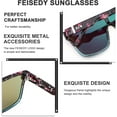 thumbnail image 3 of FEISEDY Sunglasses for Women Men, Fashion Mirrored Single Lens, Driving Beach Sunnies UV400 Shades B2996, 3 of 22