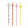 thumbnail image 2 of Kikkerland Farm Animals Design Paper Straws - Set of 12, 2 of 3