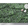 thumbnail image 2 of Soimoi Modal Satin Fabric Leaves Panel Print Sewing Fabric Yard 42 Inch Wide, 2 of 3