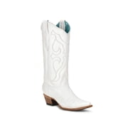 CORRAL Womens White Embroidery Boots, Size: 09, Width: M (Z5046-M-09)