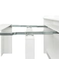thumbnail image 6 of Fulvari Rectangular Wood Extendable Dining Table for Living Room Bedrooms Apartments, 6 of 8