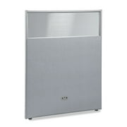 OFM RiZe 63" x 48" Faux Leather Poly Panel in Gray
