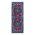 thumbnail image 3 of Unique Loom Mangata Collection Area Rug - Molly (2' x 5' Runner Red and Blue/Ivory), 3 of 7