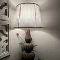 thumbnail image 7 of TOOTOO STAR White Lamp Shades, 12"D x 16"W x 11"H Drum Linen LampShade, 7 of 7