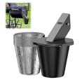 thumbnail image 2 of Upgraded Grease Bucket with Lid & Heat Coating - Large Capacity Heavy Duty Drip Bucket for Pellet Grills with 2 Foil Liners, 2 of 5