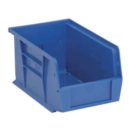 49 Piece Storage System - Quantum Storage Systems 50 lb Capacity, Hang and Stack Bin, Blue QUS221BL
