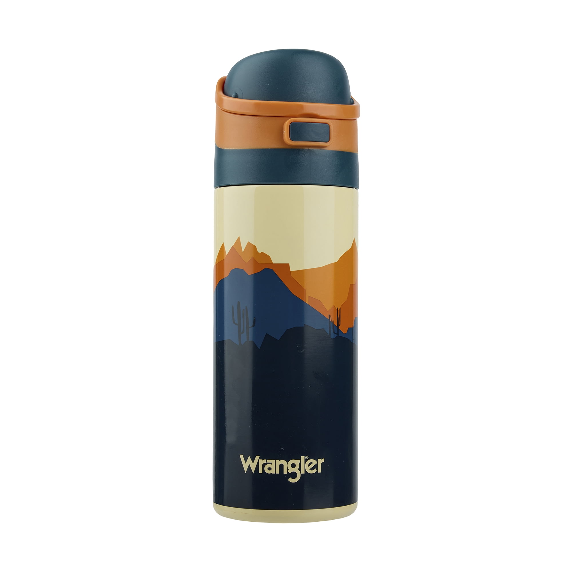 Wrangler 24 oz Vacuum Sealed Stainless Steel Water Bottle