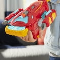 thumbnail image 6 of Marvel Avengers: Mech Strike Iron Man Strikeshot Gauntlet Kids Toy Action Figure for Boys and Girls with 3 Darts (2”), 6 of 11