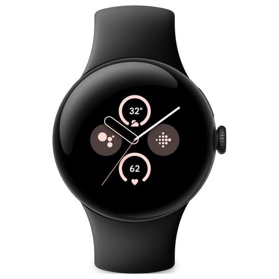 Pre-Owned Google Pixel Watch 3 (45mm) - Android Smartwatch with Heart Rate Tracking, Advanced Running from Fitbit, Fitness Insights, 24-Hour Battery - Matte Black Aluminum Case - Obsidian Band - Wi-Fi