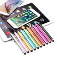 10Pcs/Set Capacitive Pen Colorful Metal Touch Screen Stylus Pens for