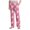 Pink, variant on Cargo Sweatpants For Girls Girl's Casual Elastic Waist Zip Up Denim Pants Straight Leg Cargo Jeans with Pocket Baggy Cargo Pants