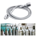 thumbnail image 1 of Manguera externa de agua de soda de 60 pulgadas, Kit de adaptador de manguera de CO2 para manguera de soda, adaptador de manguera externa para accesorios de conector de soda(SilverTR21-4、G1/2), 1 of 5