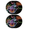 thumbnail image 2 of Qiweii Halloween Party Supplies - Table Cover Disposable Paper Plates Cups Napkins , Festive Cute Ghost Haunt Halloween Themed Decorations Used for birthdays, parties, meetups, Halloween, 2 of 6