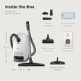 thumbnail image 2 of NEW Miele Guard M1 Parquet XL Bagged Canister Vacuum Cleaner with High Suction Power, Designed for Special Care of Hard Floors and Low-Pile Carpet, in Brilliant White, 2 of 6