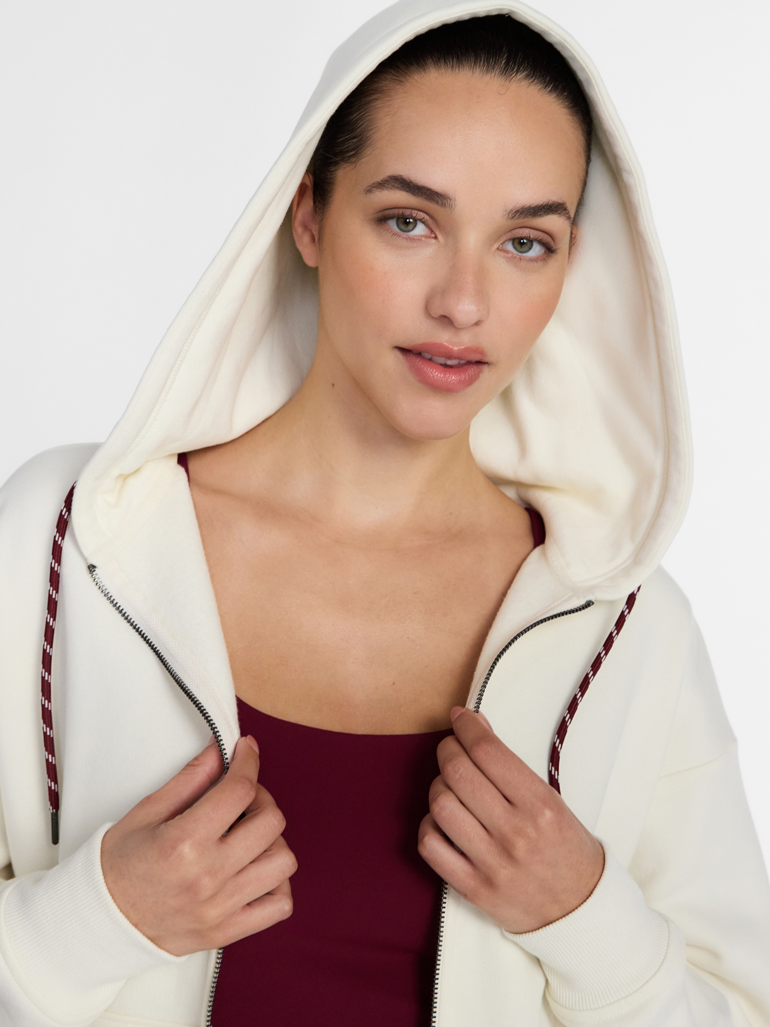 Sudadera con cierre de franela para mujer y mujer talla plus, tallas XS-4X 6