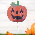 thumbnail image 2 of Way To Celebrate Halloween Holographic Jack-o-Lantern Stake Sign, 2 of 3